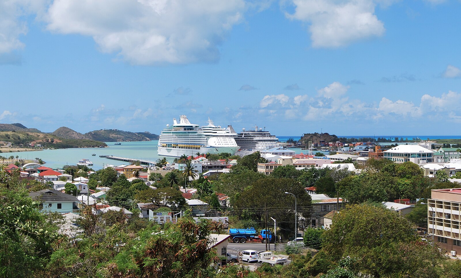 St. John's harbor and waterfront, Antigua and Barbuda