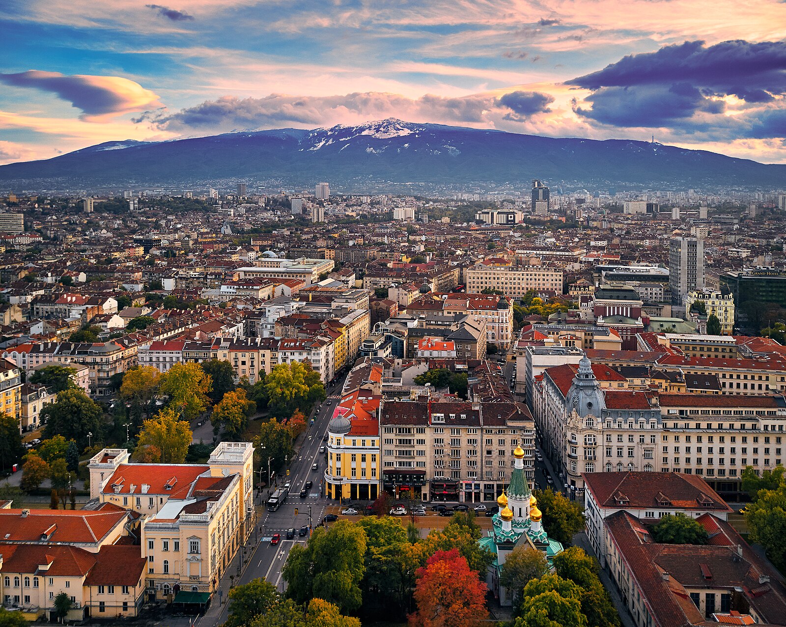 Russian Church of St Nicholas in Sofia, Bulgaria